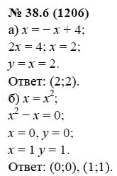 Ответ к задаче № 38.6 (1206) - А.Г. Мордкович, гдз по алгебре 7 класс